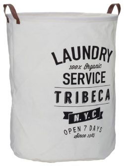 Premier Housewares Tribeca Fabric Laundry Bag.